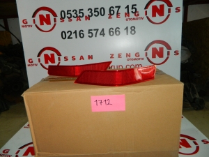 Nissan X-Trail T32 -2018-2021 Arka Tampon Reflekt&ouml;r &Ccedil;ıkma