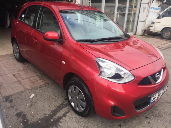 Nissan Micra K13 2014-2019 Hurda Ara&ccedil; Kırmızı